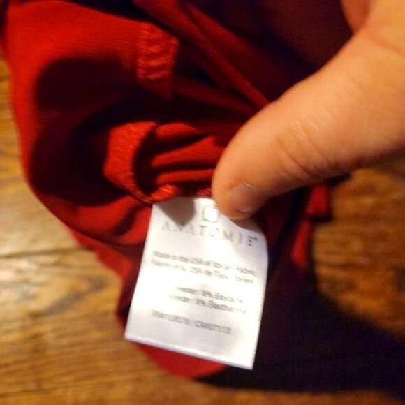 NWT Anatomie Marine Wrap-Front Dress in red sz Small - Picture 5 of 6